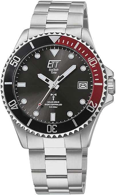 Eco Tech Time Professional Watersports EGS-11604-25M Herrenuhr • Solar Funk • 20 Bar