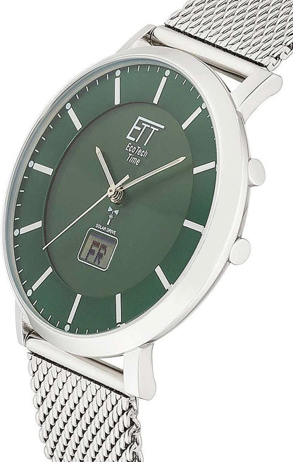 Eco Tech Time EGS-11622-81MS Men's Watch • Radio-Controlled Solar • Analog-Digital Display