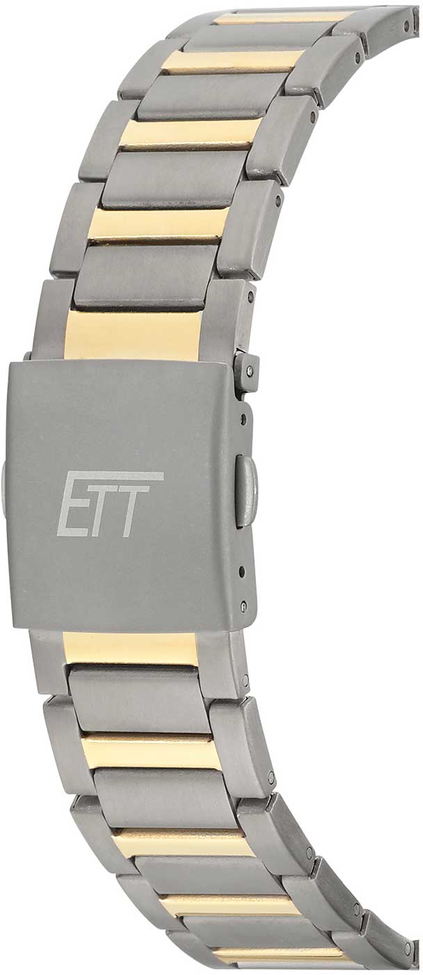 Eco Tech Time EGT-11322-11M Herren Uhr • Funksolar • Titan-Armband