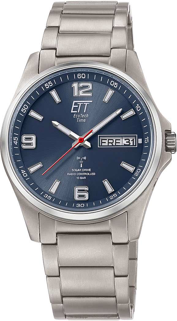 Eco Tech Time Everest EGT-11602-31M Herrenuhr • Solar • Funk