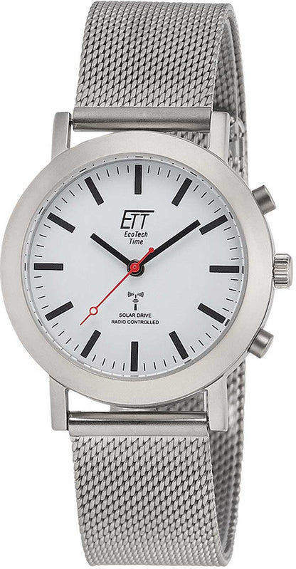Eco Tech Time Solar Drive ELS-11583-11M Damen Uhr • Funksolar • Milanaise