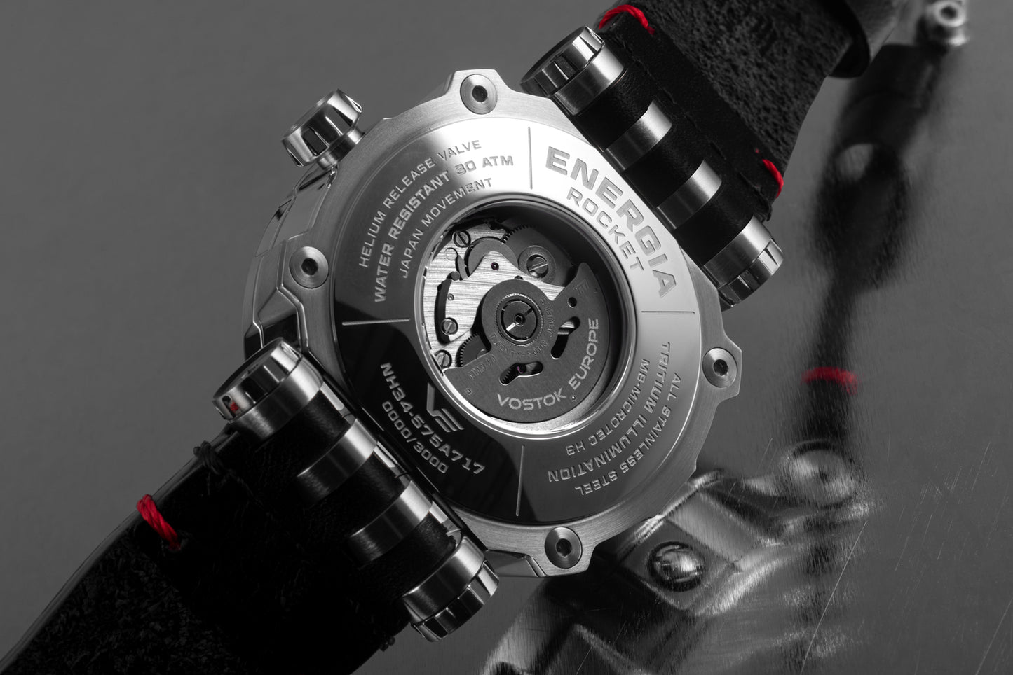 Vostok Europe Energia NH34-575A717 Herrenuhr • Tritium GTLS • 30 ATM