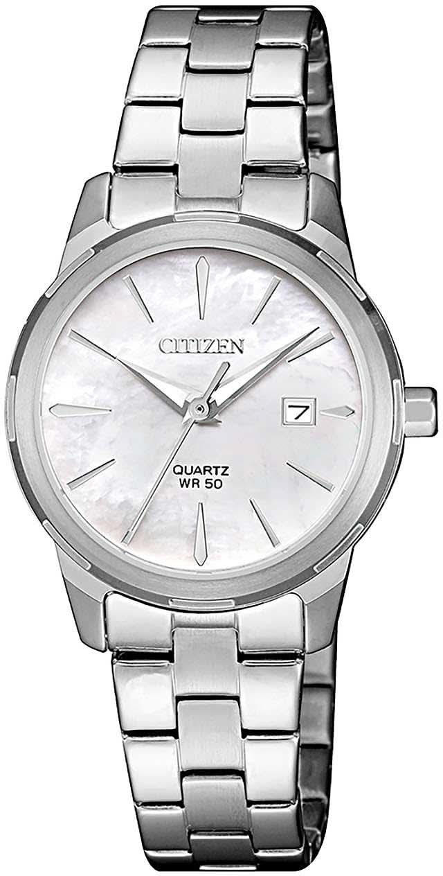 Citizen Elegance EU6070-51D Women's Watch • Mother-of-Pearl Dial • Stainless Steel
