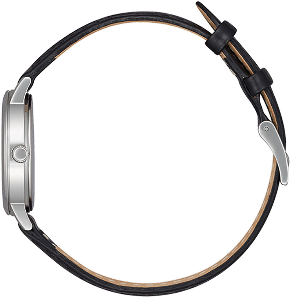 Citizen Elegance EU6090-03A Uhr • Edles Lederband • Silber-Zifferblatt