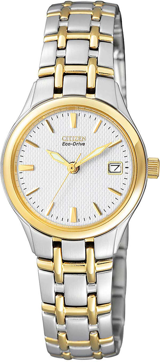 Citizen Elegance EW1264-50A Uhr • Solar-Antrieb • Bicolor Edelstahl
