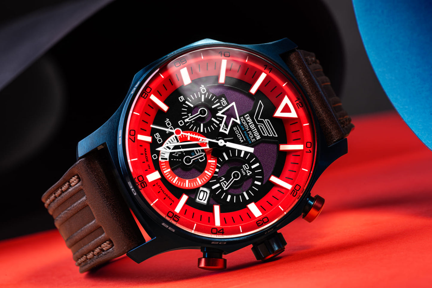 Vostok Europe Expedition VR42-595D734 Herrenuhr • Solar-Antrieb • K1 Sicherheitsglas