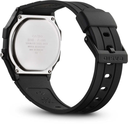 Casio Vintage F-105W-1AWYEF Uhr • Kultiges Retro-Design • Starke EL-Hintergrundbeleuchtung