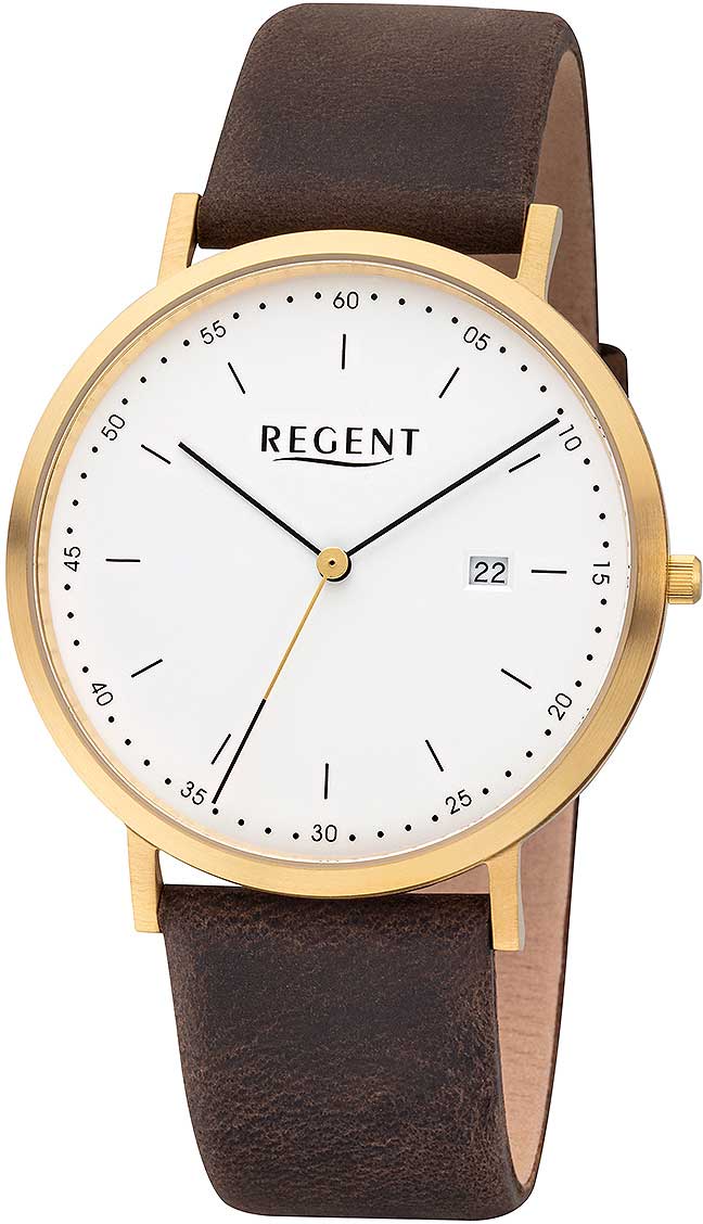 Regent F F1227 Herren Uhr • Quarzwerk • 10 Bar Wasserdicht