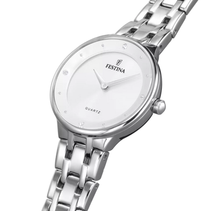 Festina Mademoiselle F20600/1 Damenuhr • Edelstahl • Elegantes Silber-Design