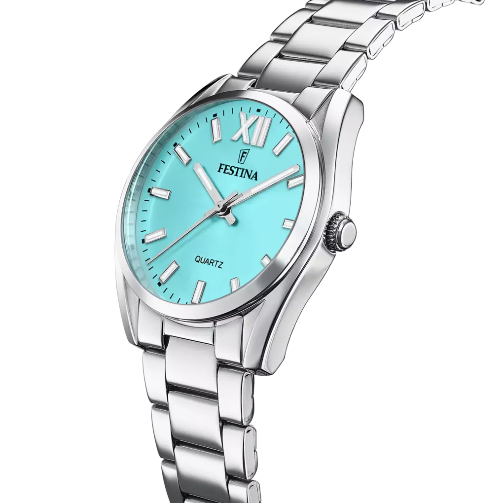 Festina Alegria F20622/D Damenuhr • Hellblau • Edelstahl