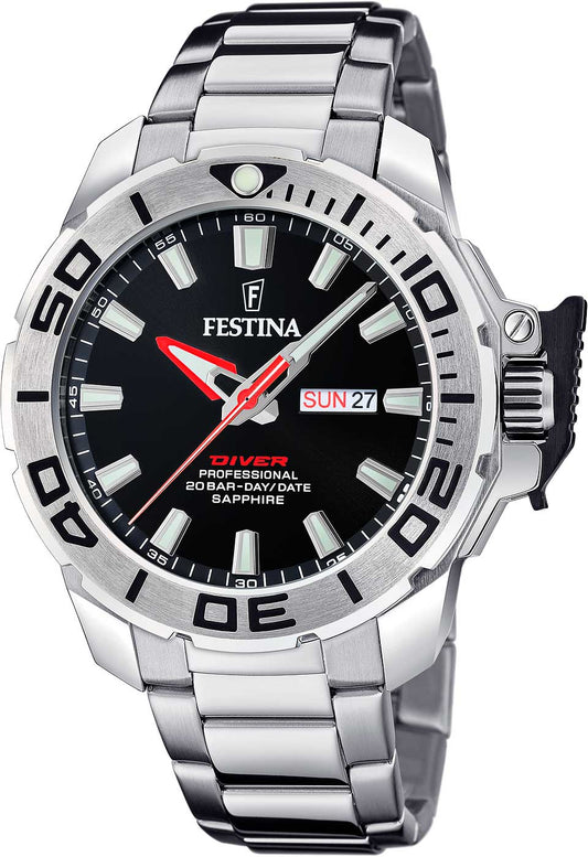 Festina Originals F20665/4 Herrenuhr • 20 Bar • Saphirglas