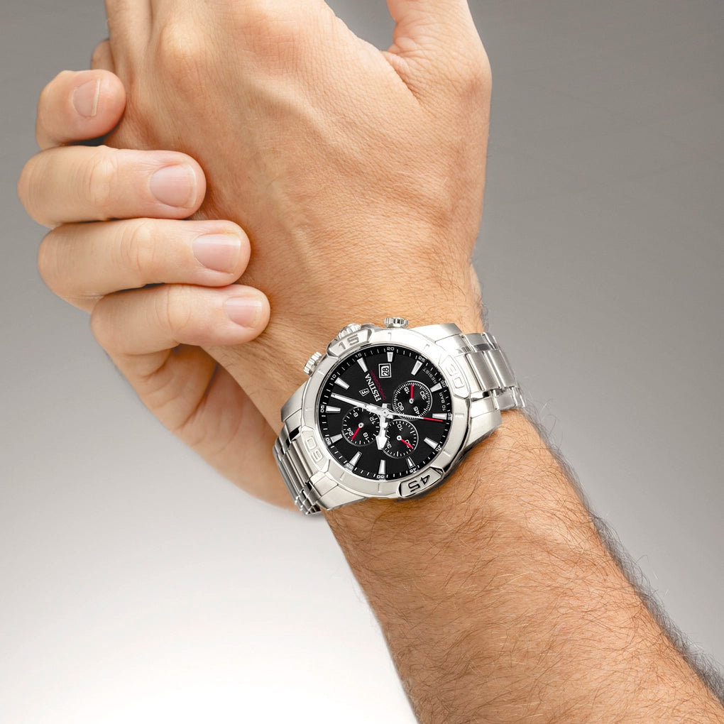 Festina Automatic F20704/3 Herrenuhr • Sichtbares Uhrwerk • Saphirglas