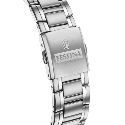 Festina Timeless Chronograph F20704/6 Herrenuhr • Edelstahl • 10 ATM