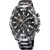 Festina Herrenchronograph Modell: 20710_1 mit schwarzem Gehäuse, Armband und Zifferblatt mit Strichindex und orangenen Akzenten