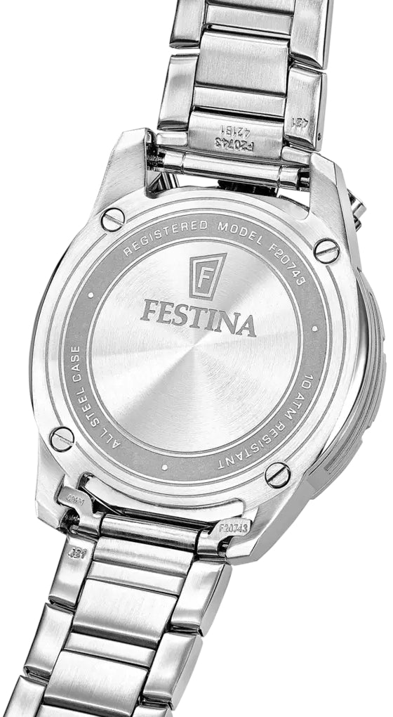 Herrenuhr dunkelblau aus Edelstahl – Festina Bullhead Modell: F20743/1