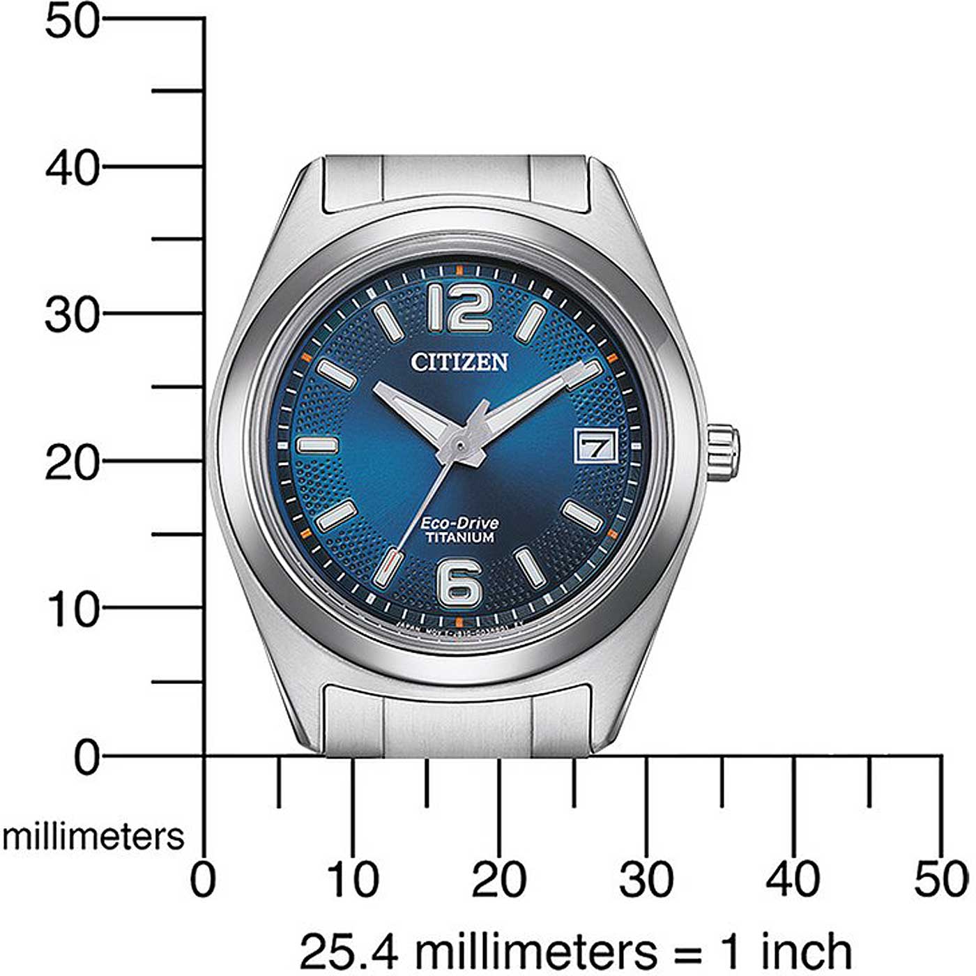 Citizen Super Titanium FE6151-82L Uhr • Eco-Drive Solarantrieb • Kratzfestes Saphirglas