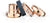 Charm aus Edelstahl - Bering Jewelry Modell: Friends4Ever-4