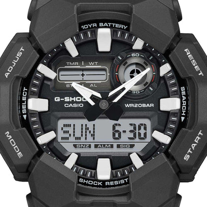 Casio G-Shock GA-010-1AER Herrenuhr • 10 Jahre Batterie • Carbon Core Guard