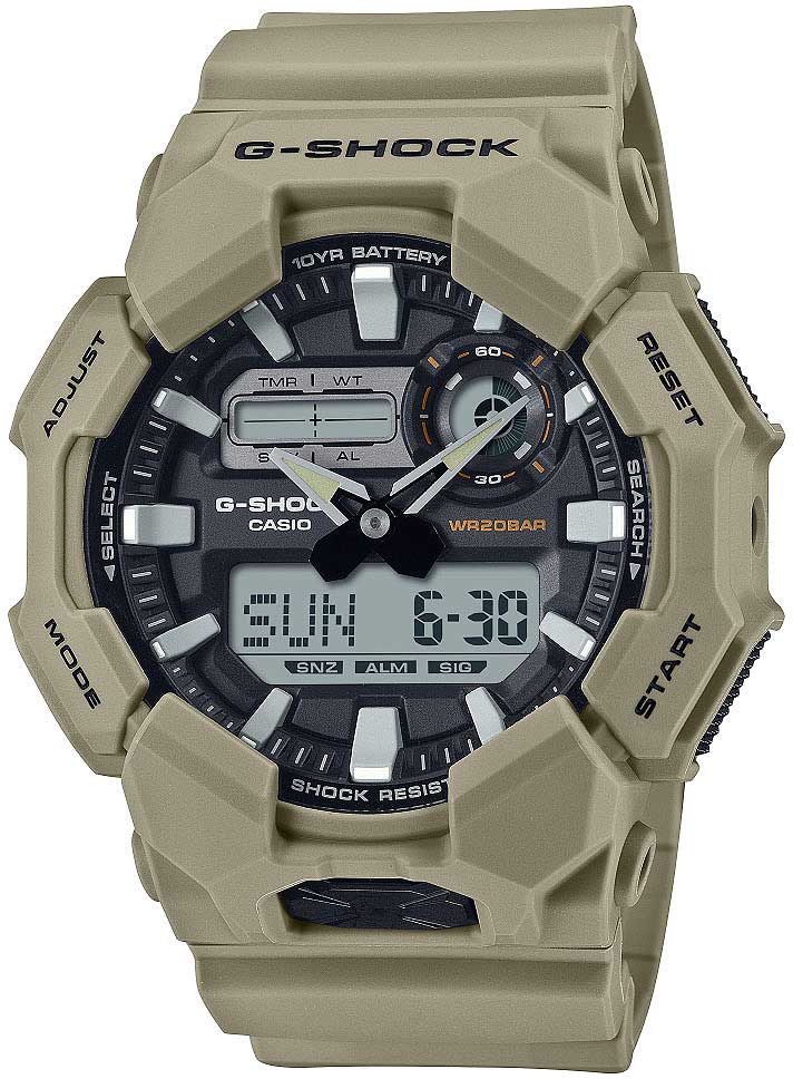 Casio G-Shock GA-010-5AER Herrenuhr • 10 Jahre Batterie • Robust
