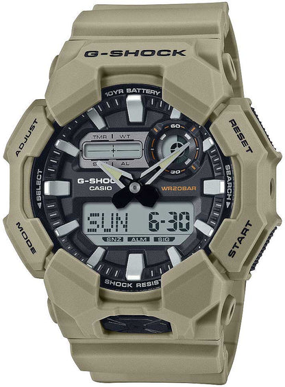 Casio G-Shock GA-010-5AER Herrenuhr • 10 Jahre Batterie • Robust