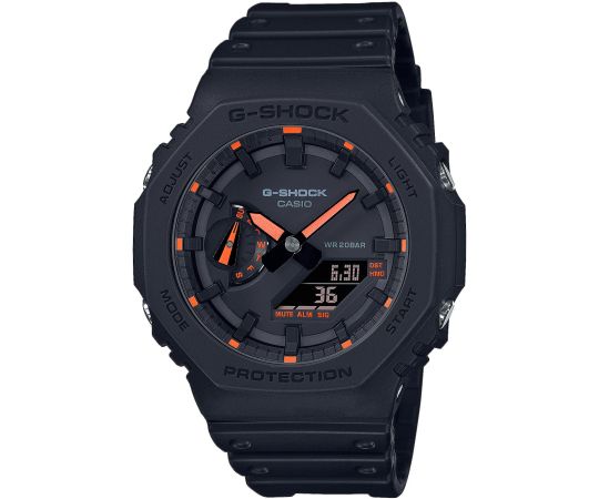 Casio G-Shock GA-2100-1A4ER Men's Watch • Carbon Core Guard • Iconic Octagon Design