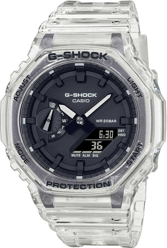 Casio G-Shock GA-2100SKE-7AER Herren Uhr • Carbon Core Guard • Weltzeit