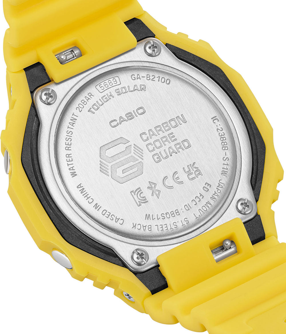 Casio G-Shock GA-B2100C-9AER Uhr • Solar • Bluetooth • Gelb