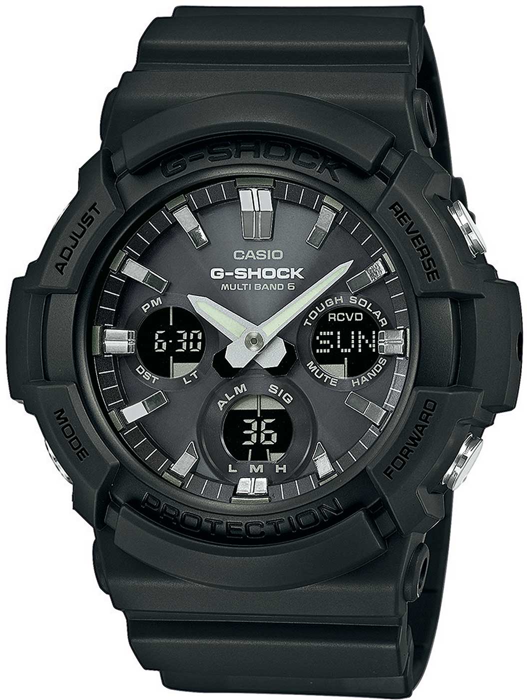 Casio G-Shock GAW-100B-1AER Herrenuhr • Smarte Funksteuerung • Tough Solar