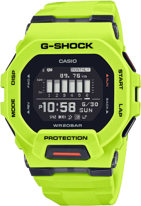 Casio G-Shock G-Squad GBD-200-1 Herren Uhr • Bluetooth • Stoßfest