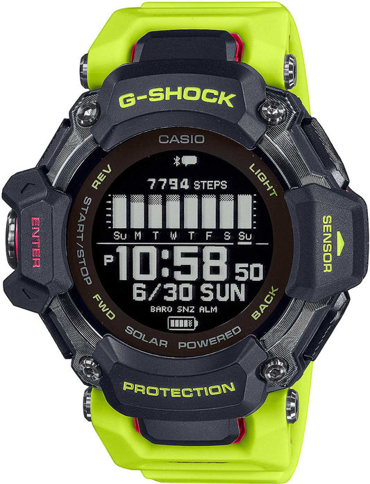 Casio G-SHOCK GBD-H2000-1A9ER Unisex Uhr • Solarbetrieben • Herzfrequenzmessung & GPS