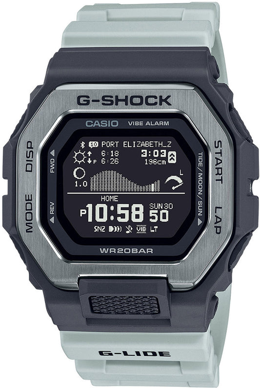 Casio G-SHOCK G-LIDE GBX-100 GBX-100TT-8ER Uhr • Smartphone-Linked • 20 Bar Wasserdichtigkeit