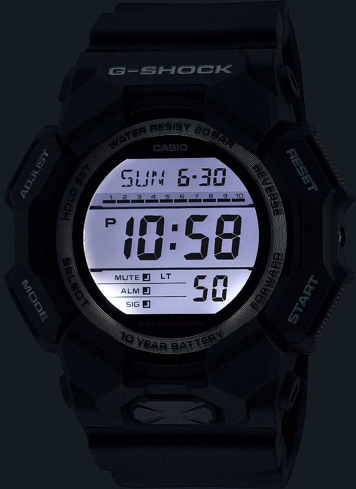 Casio G-Shock GD-010-1ER Herrenuhr • 10 Jahre Batterie • Carbon Core Guard