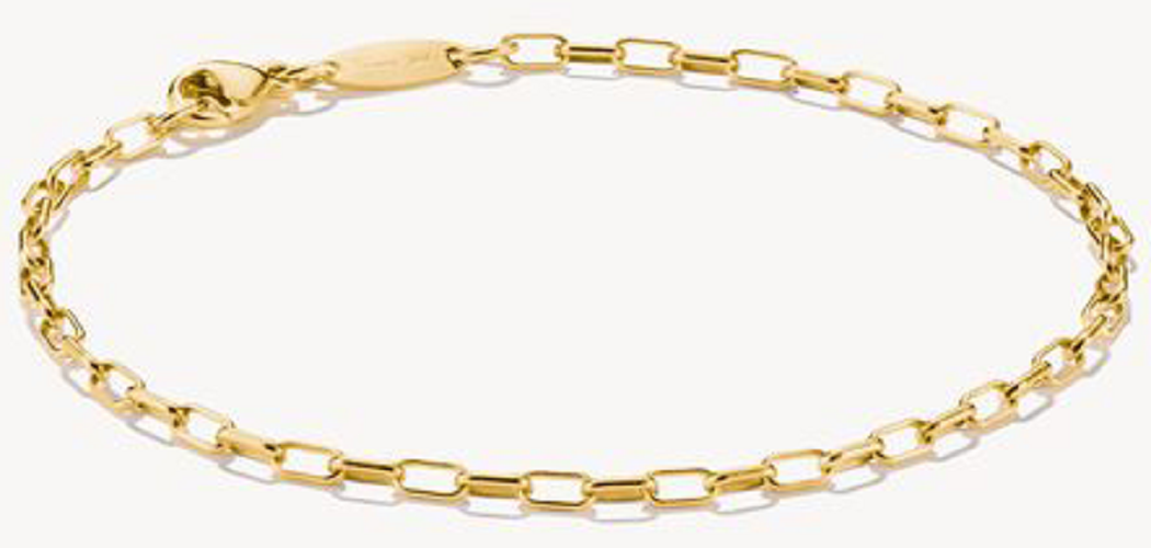 Link bracelet, made of silver, gold-plated - Thomas Sabo Model: A2206-413-39-L19V