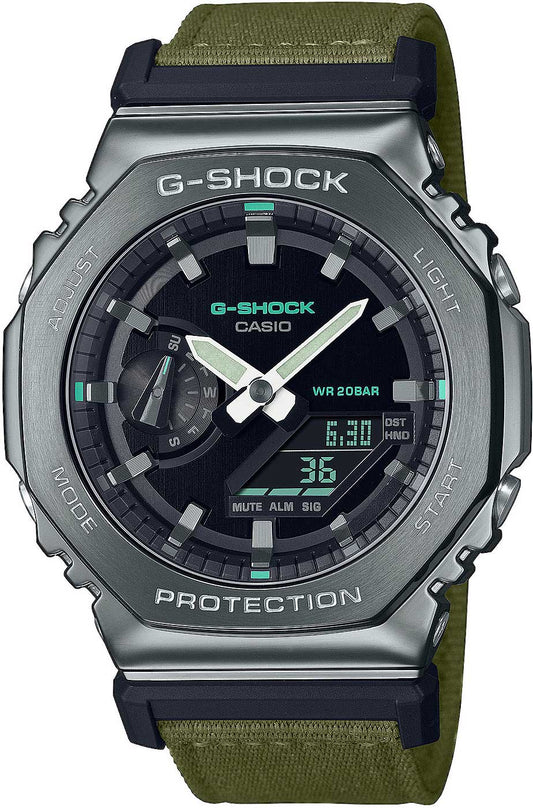 Casio G-Shock GM-2100CB-3A Herren Uhr • Robustes Edelstahlgehäuse • 20 Bar Wasserdichtigkeit