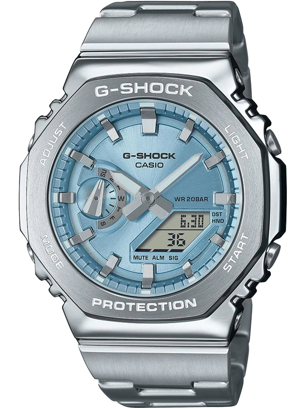 Casio G-Shock GM-2110D-2AER Men's Watch • Extreme Shock Resistance • Octagon Metal Design