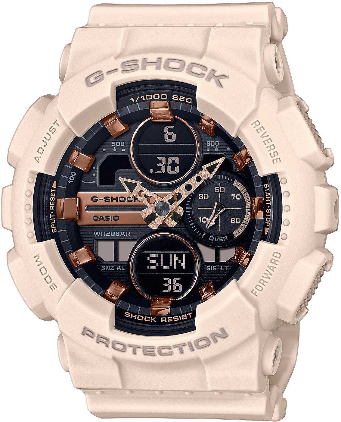 Casio G-Shock GMA-S140M-4AER Damenuhr • Extreme Stoßfestigkeit • Magnetfeldresistent