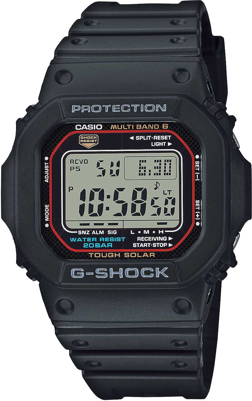 Casio G-Shock GW-M5610U-1ER Herrenuhr • Tough Solar • Funkempfang