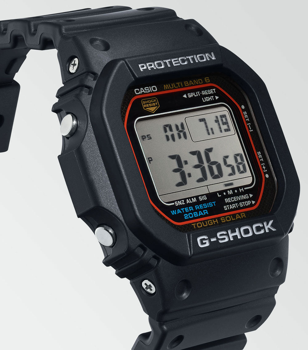 Casio G-Shock GW-M5610U-1ER Herrenuhr • Tough Solar • Funkempfang