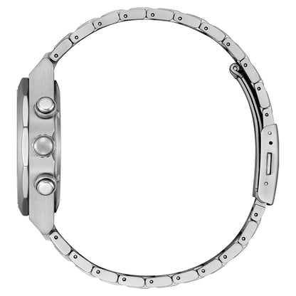 Citizen Eco-Drive Chronograph CA4690-51A Uhr • Solarantrieb • Panda-Design