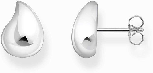 Ohrstecker mit elegantem, modernem Design in organischer Tropfenform - Thomas Sabo Modell: H2303-001-21