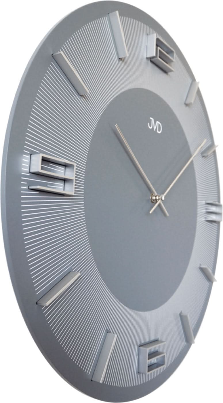 JVD Wanduhr 40 cm Ø Holz • Zeitloses Design • Hochwertige Verarbeitung