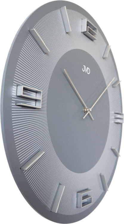 JVD Wanduhr 40 cm Ø Holz • Zeitloses Design • Hochwertige Verarbeitung