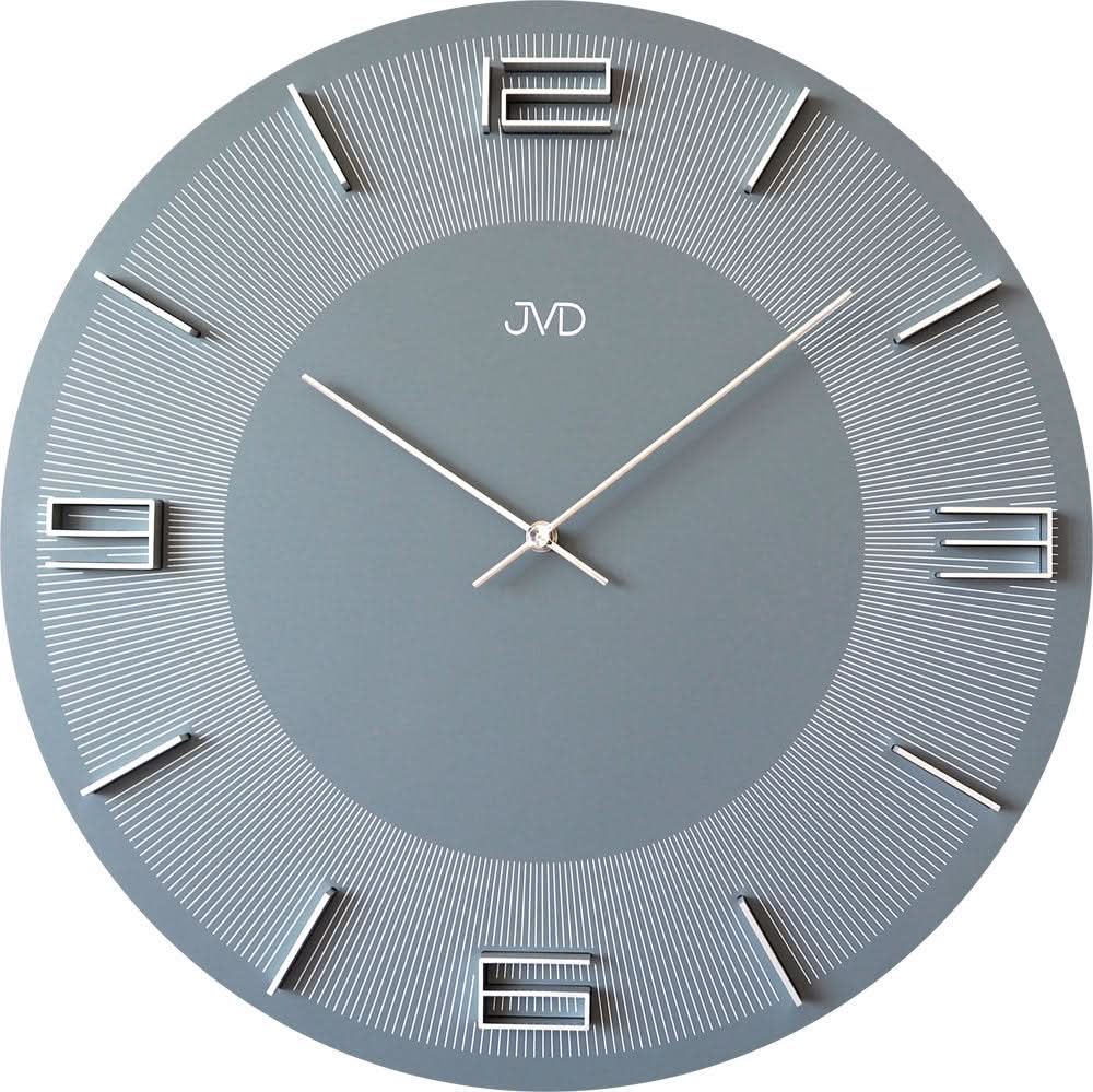 JVD Wanduhr 40 cm Ø Holz • Zeitloses Design • Hochwertige Verarbeitung