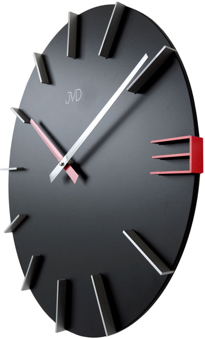 JVD Wall Clock 40 cm Ø Wood • Modern Design • Precise Quartz Movement