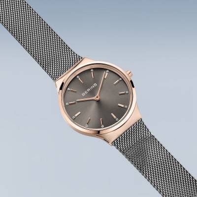 Bering Classic 12131-369-GWP Ladies' Watch • Scratch-resistant sapphire crystal • Fine Milanese strap