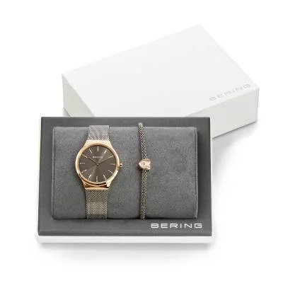 Bering Classic 12131-369-GWP Ladies' Watch • Scratch-resistant sapphire crystal • Fine Milanese strap