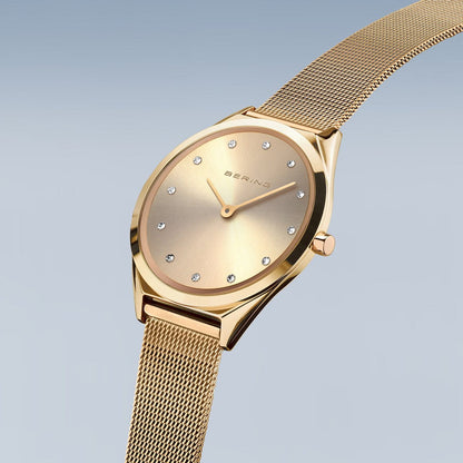Bering Ultra Slim 17031-333 Women's Watch • Sapphire Glass • Milanese