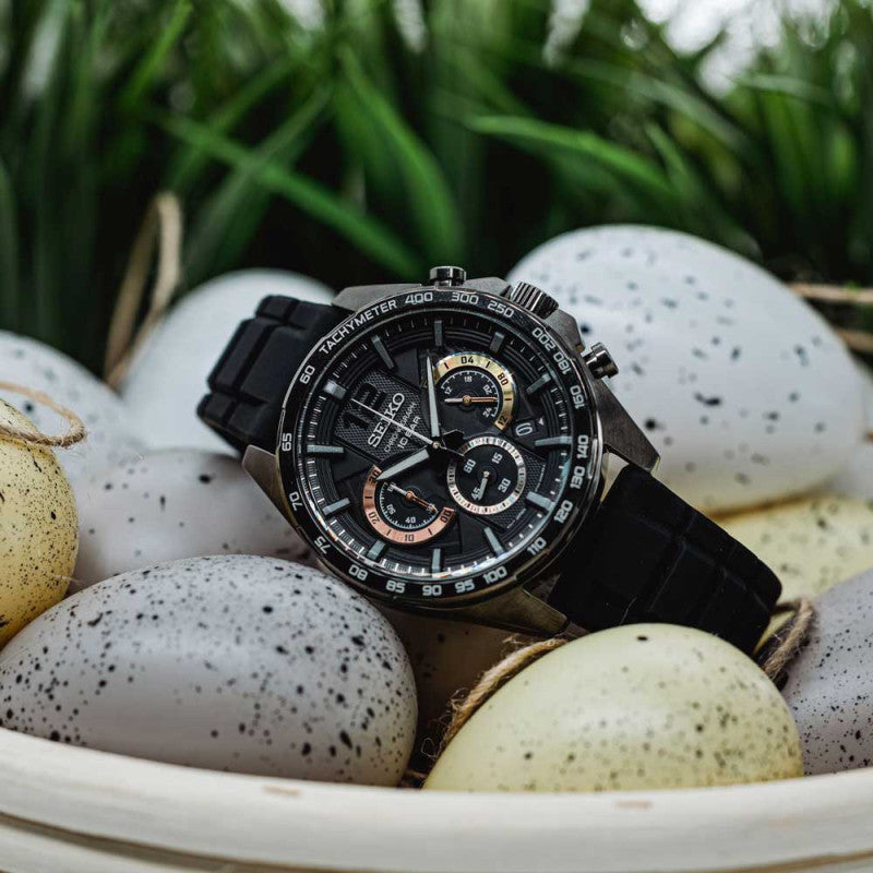 Seiko Chronograph SSB349P1 Uhr • Stoppfunktion • 10 Bar Wasserdicht