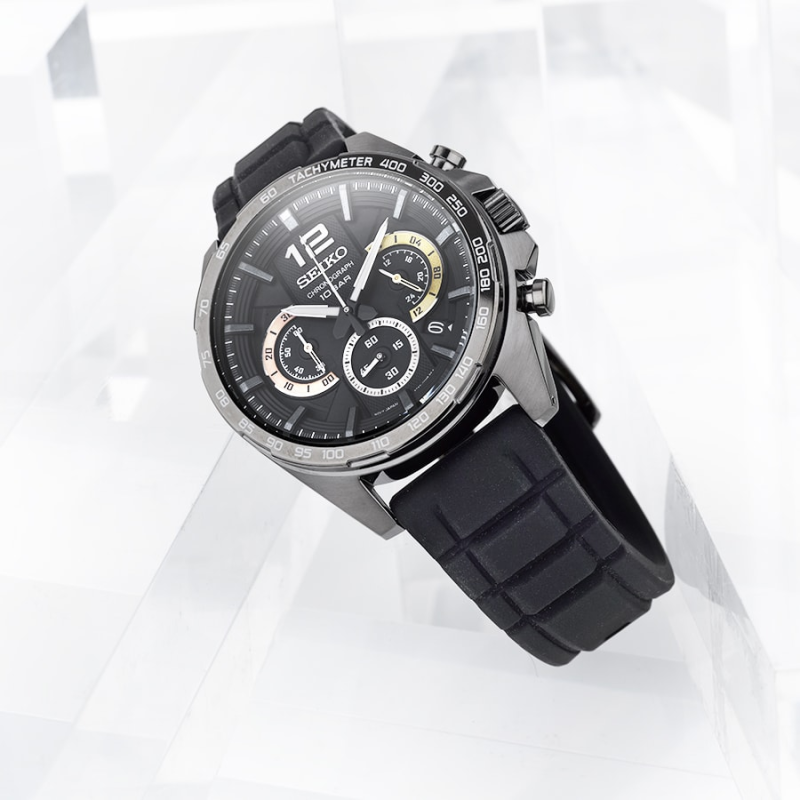 Seiko Chronograph SSB349P1 Uhr • Stoppfunktion • 10 Bar Wasserdicht
