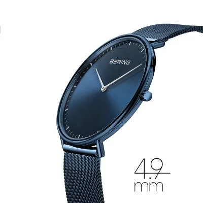 Bering Ultra Slim 15739-397 Uhr • Kratzfestes Saphirglas • Milanaise-Armband